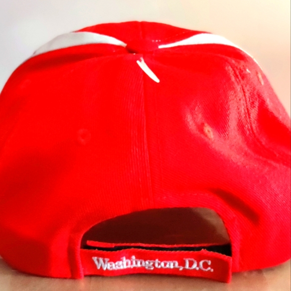 Red Washington Baseball Hat - Picture 2 of 2